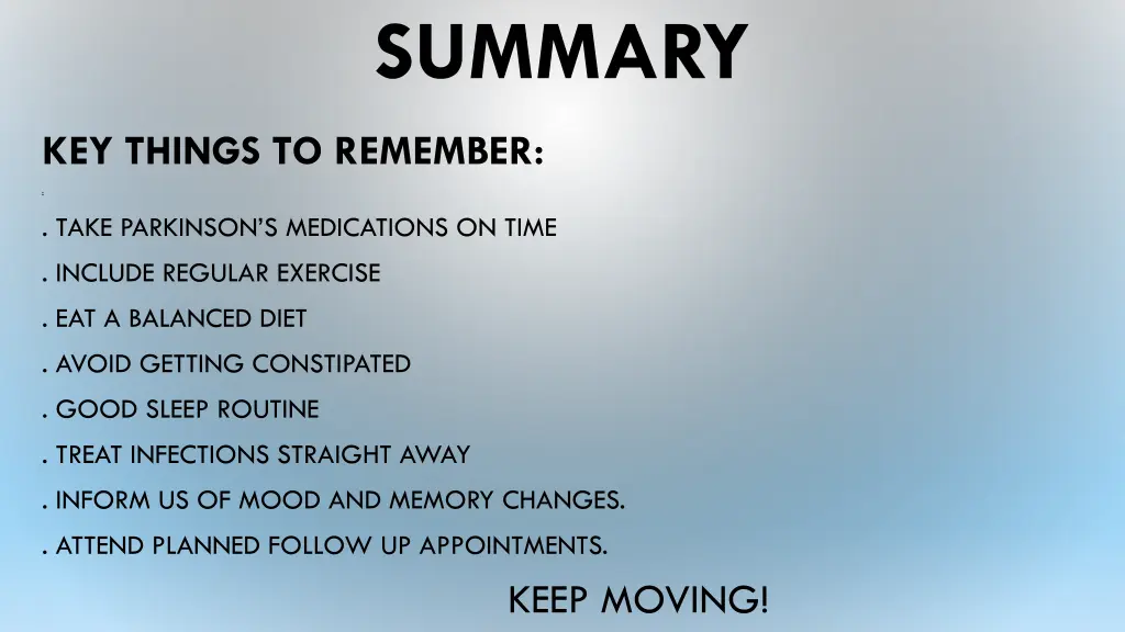 summary
