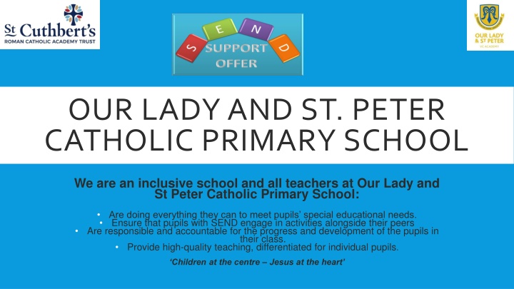 our lady and st peter catholic primary school