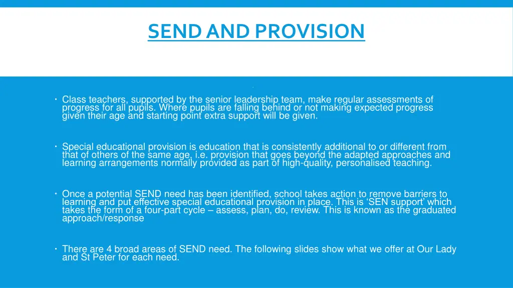 send and provision