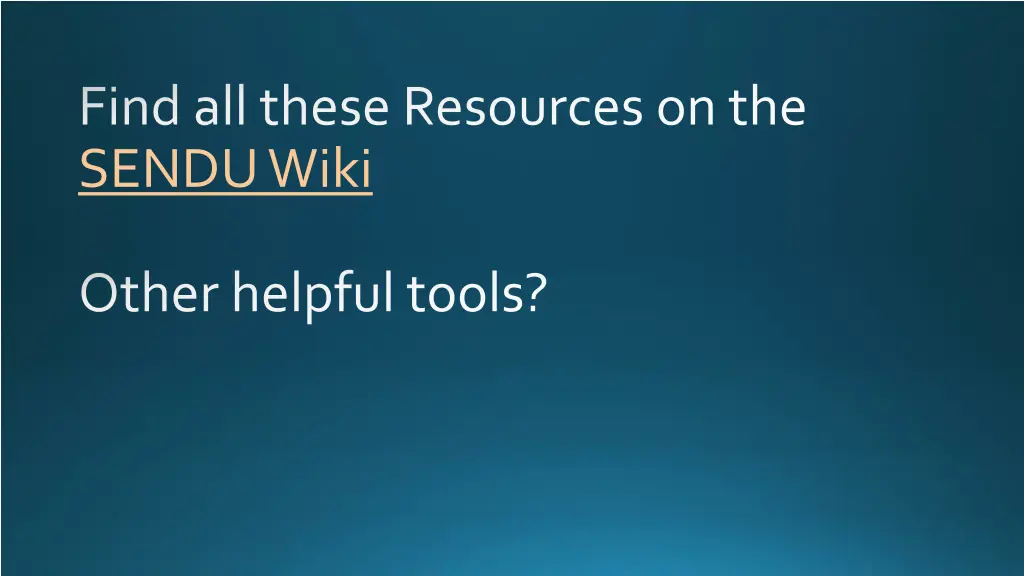 find all these resources on the sendu wiki