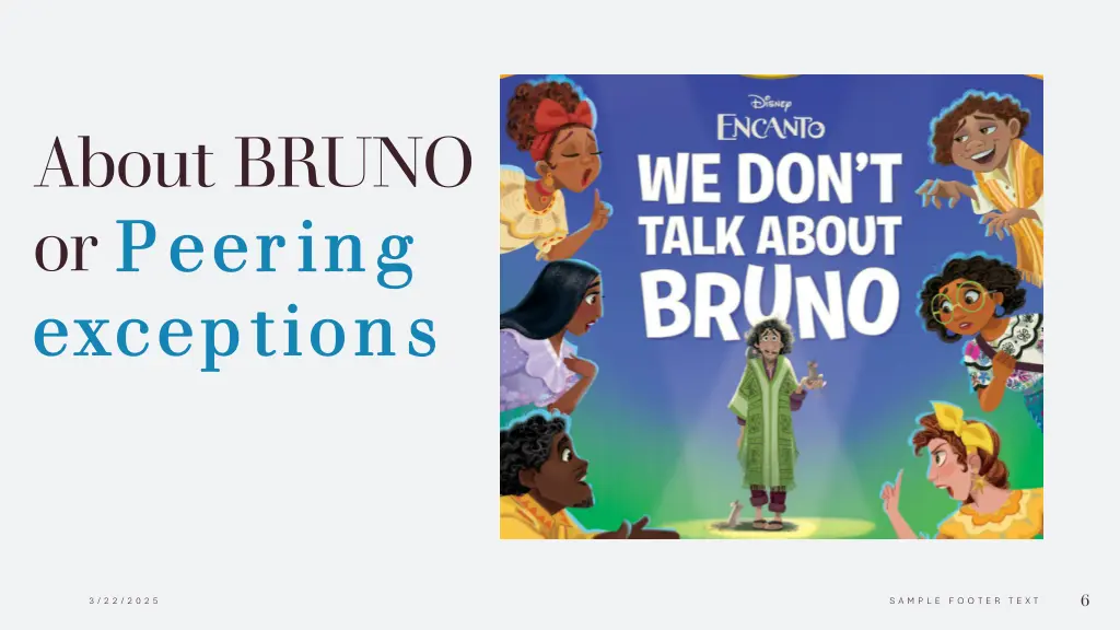 about bruno or peering peering exceptions