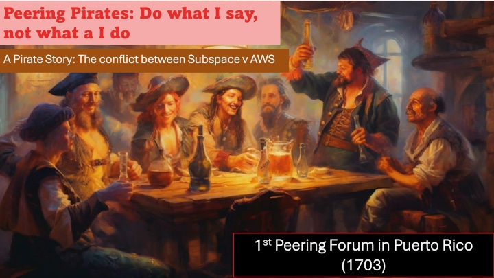 peering pirates do what i say not what a i do