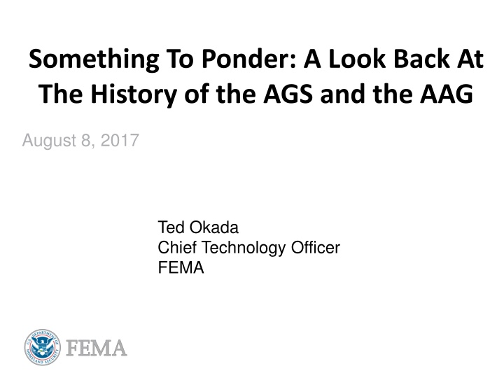 something to ponder a look back at the history
