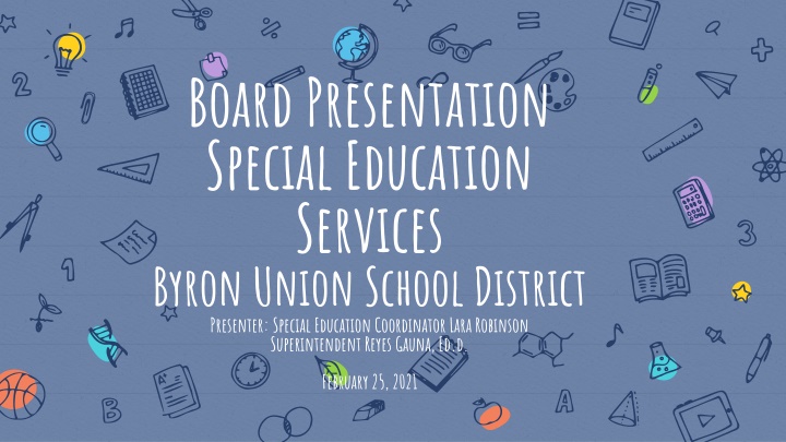 board presentation special education services