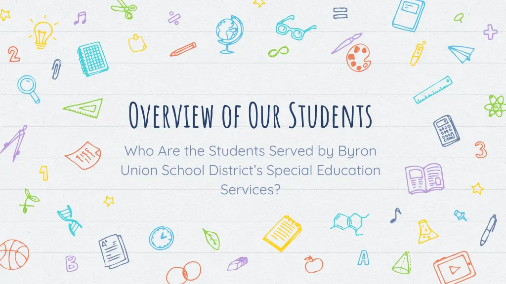 overview of our students who are the students