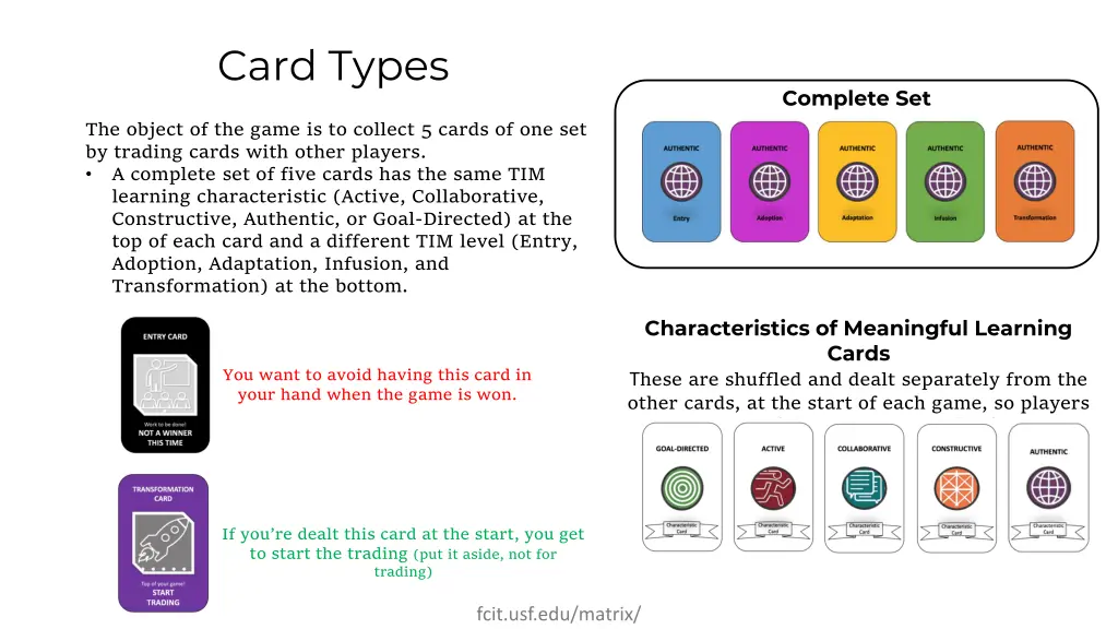 card types