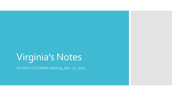virginia s notes