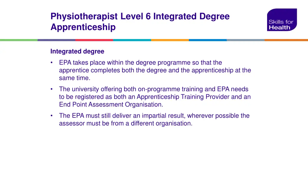 physiotherapist level 6 integrated degree 1