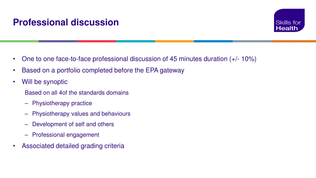 professional discussion