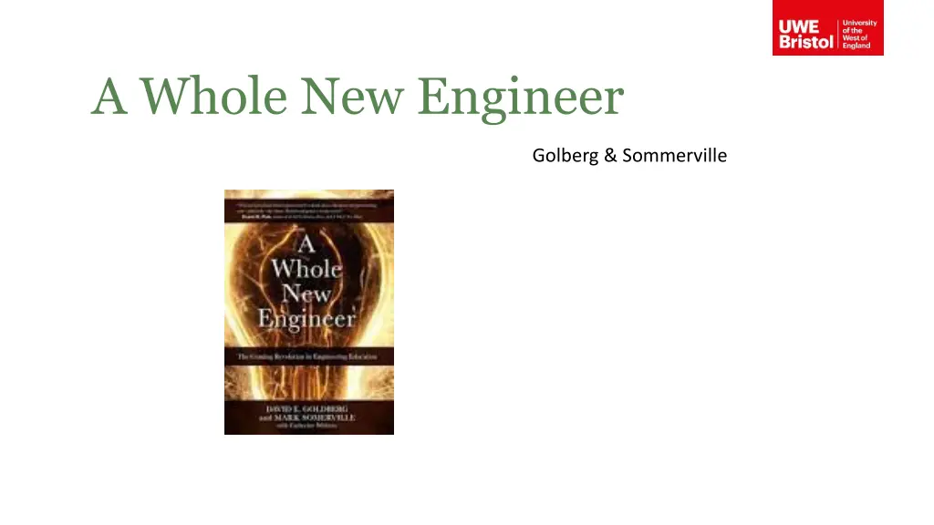 a whole new engineer