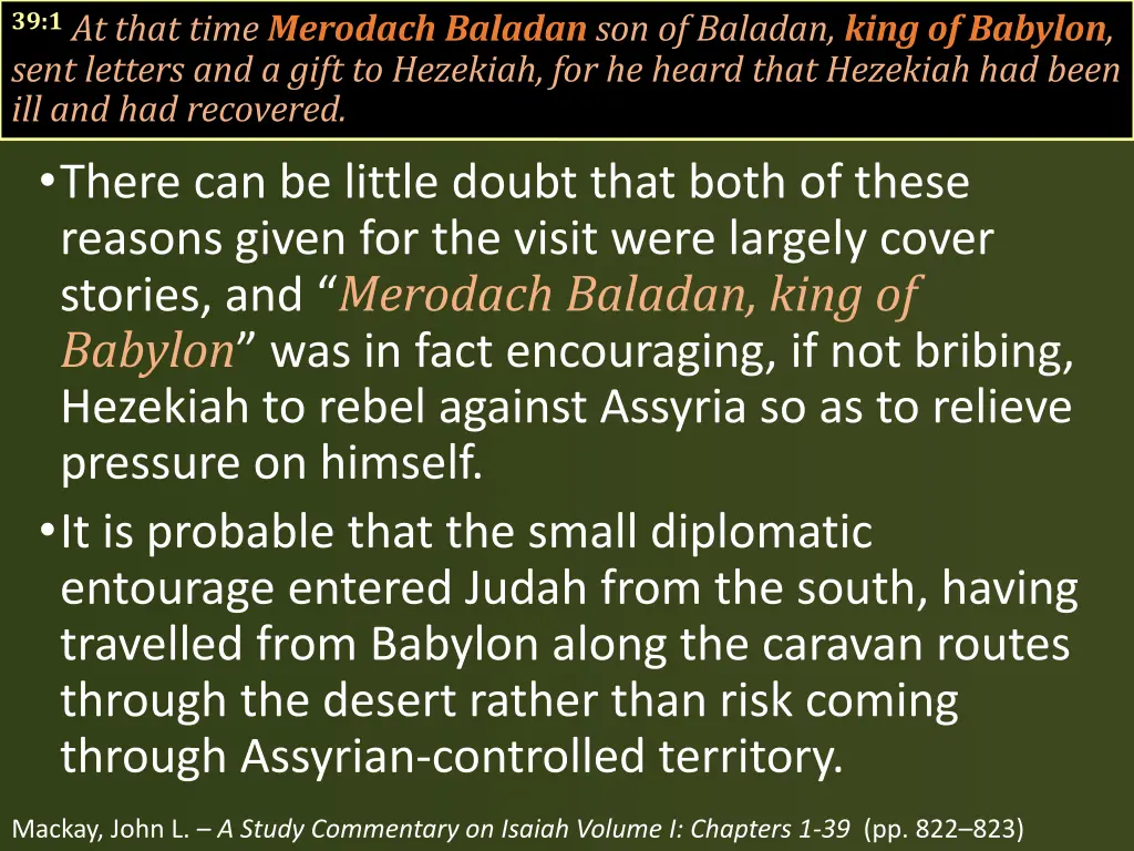 39 1 at that time merodach baladan son of baladan 1