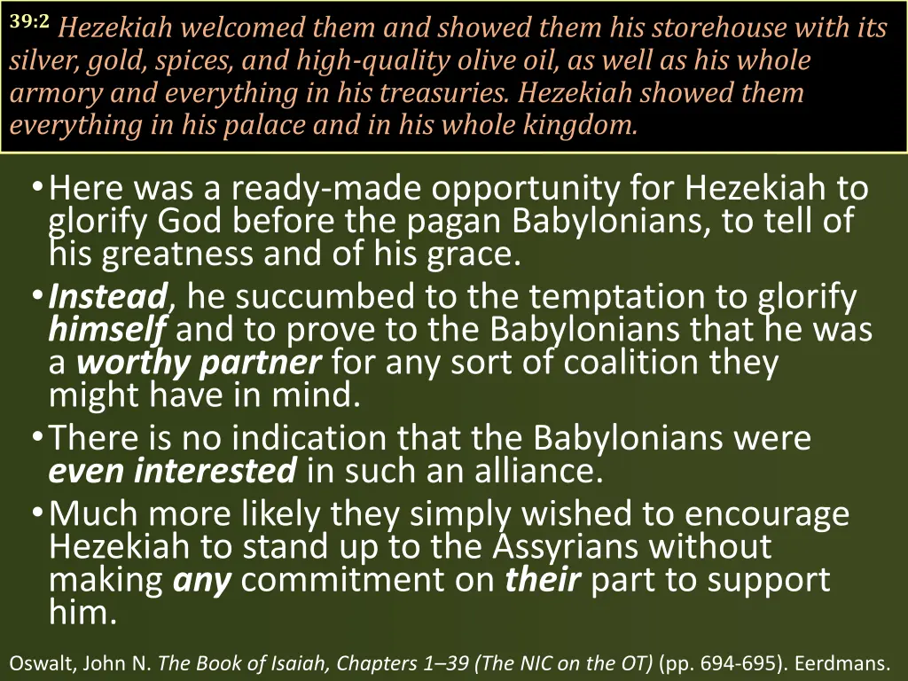 39 2 hezekiah welcomed them and showed them 2