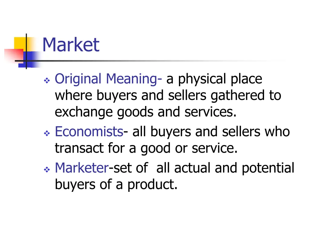 market