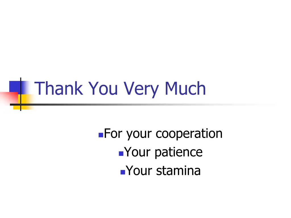 thank you very much