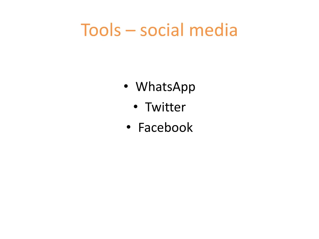 tools social media
