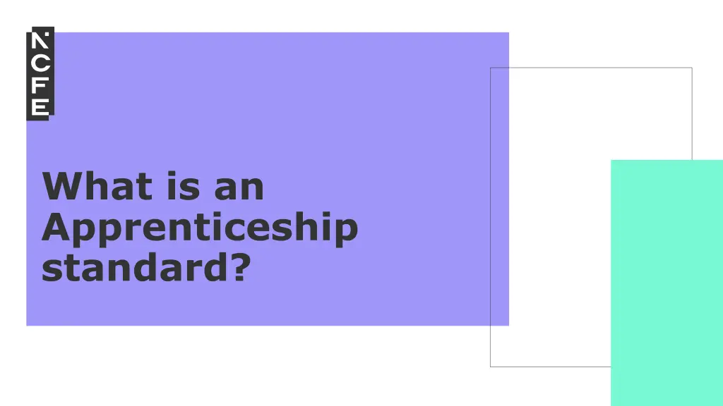 what is an apprenticeship standard