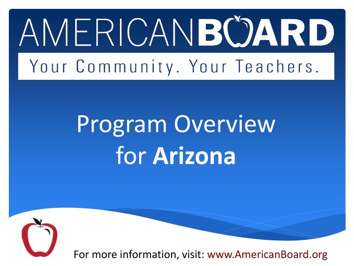 program overview for arizona