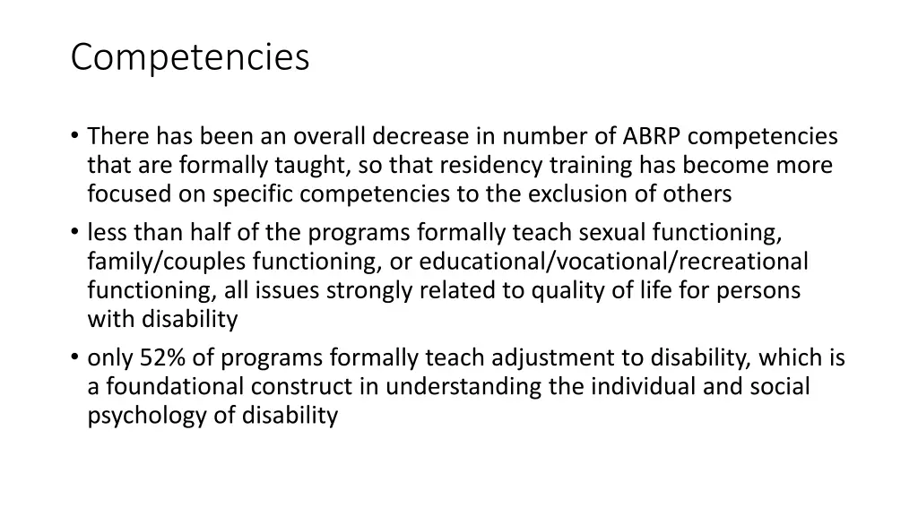 competencies 1