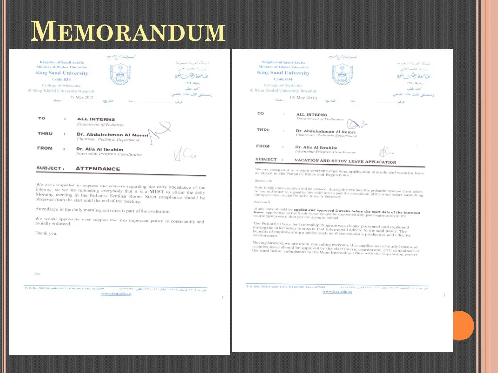 m emorandum