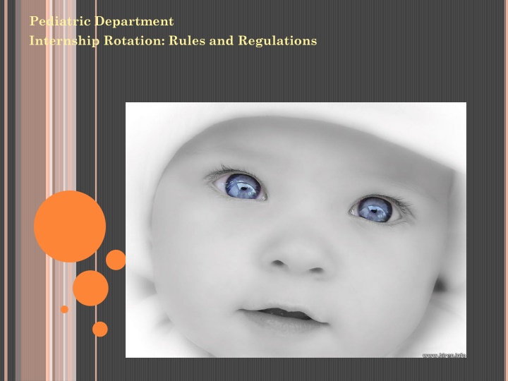 pediatric department internship rotation rules