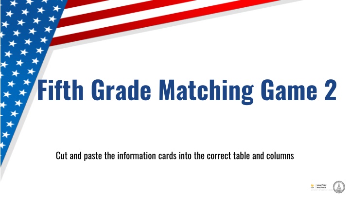 fifth grade matching game 2