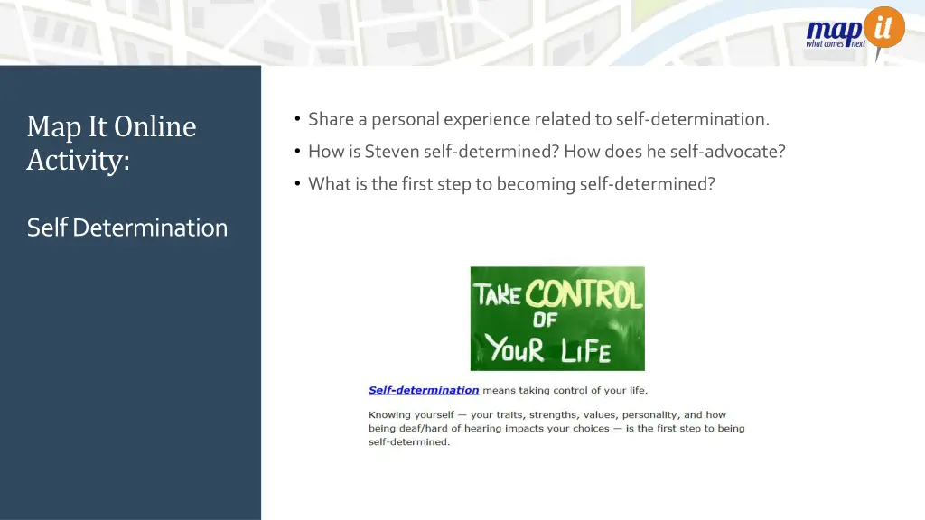 map it online activity