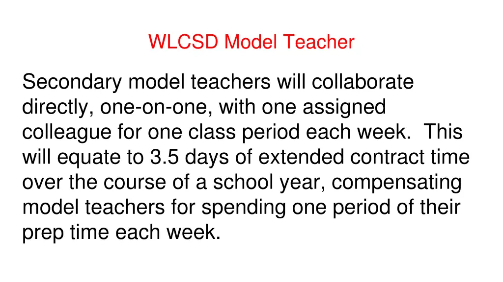 wlcsd model teacher 2