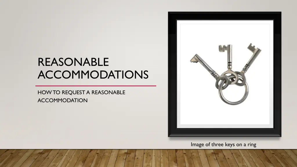 reasonable accommodations
