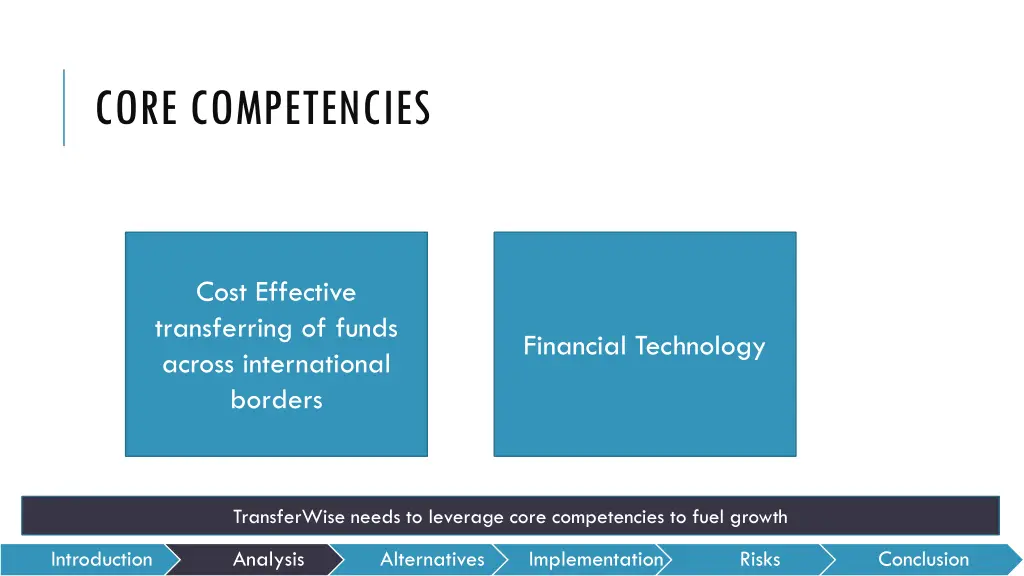 core competencies