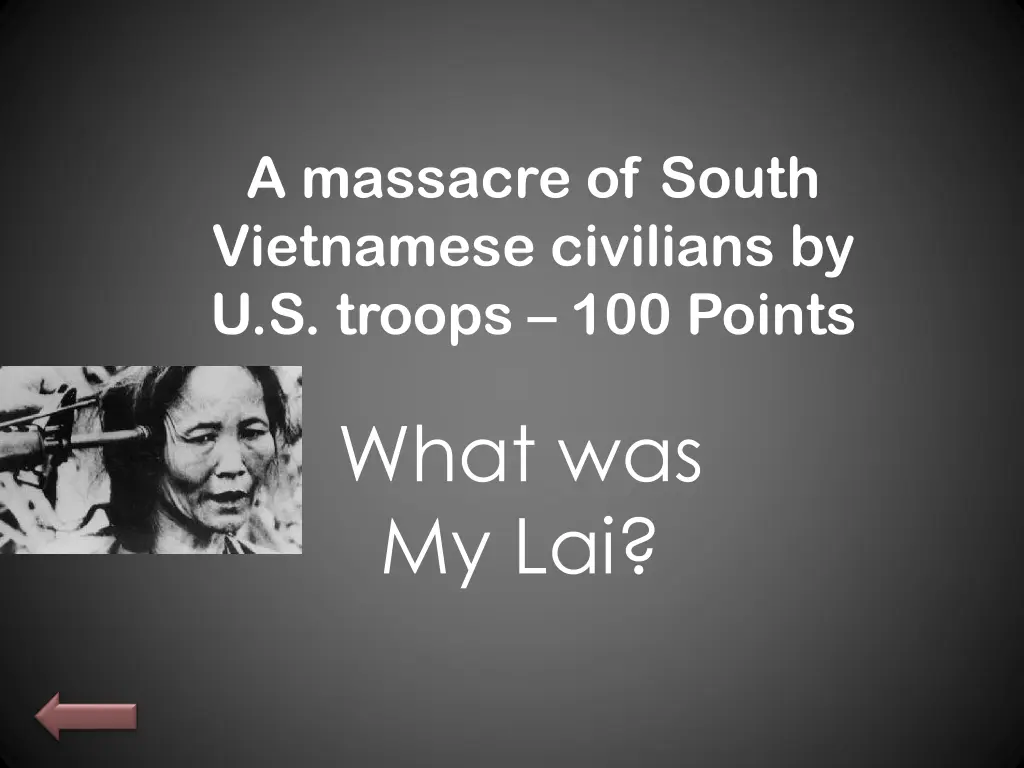 a massacre of south vietnamese civilians