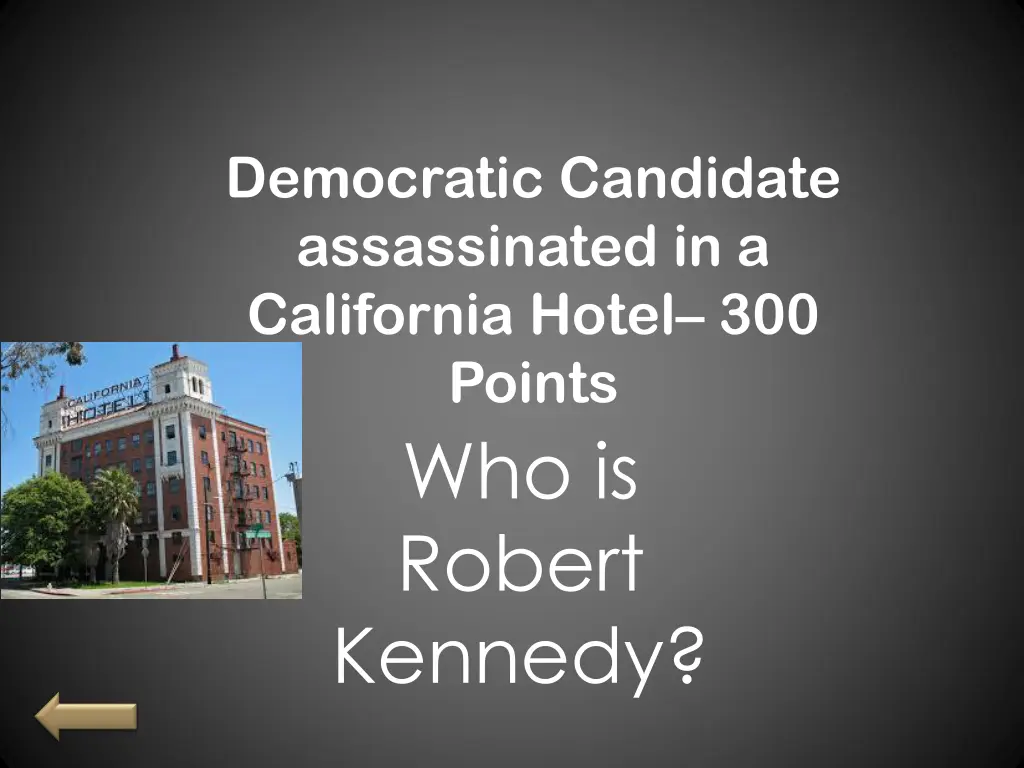 democratic candidate assassinated in a california