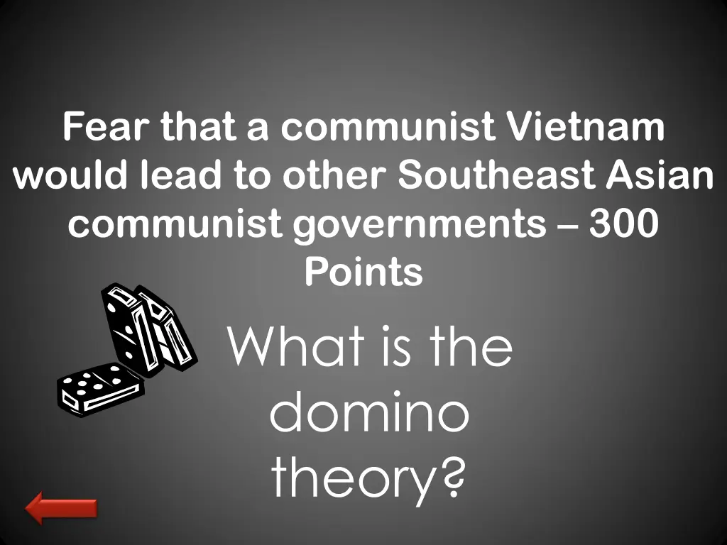 fear that a communist vietnam would lead to other