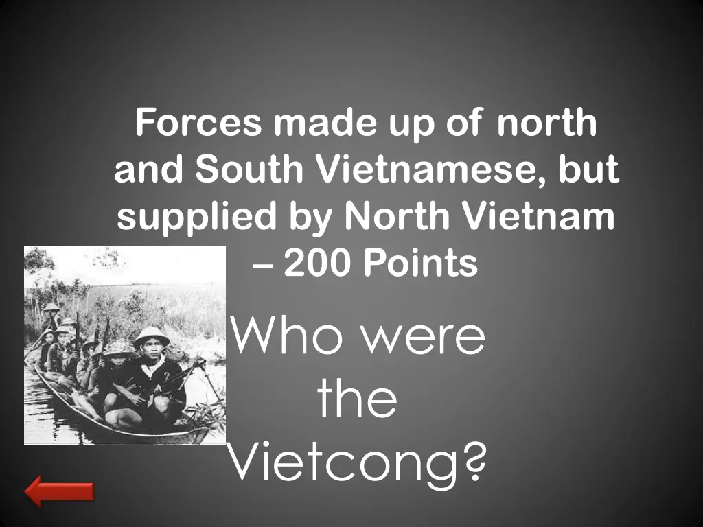 forces made up of north and south vietnamese