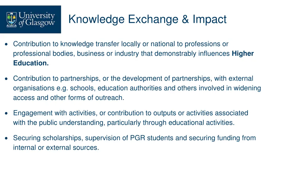 knowledge exchange impact