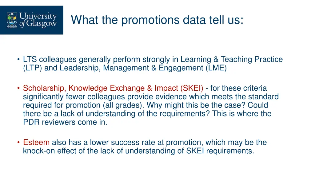 what the promotions data tell us