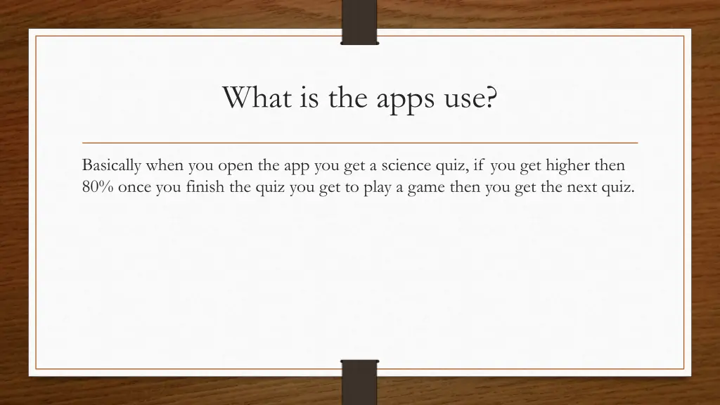 what is the apps use