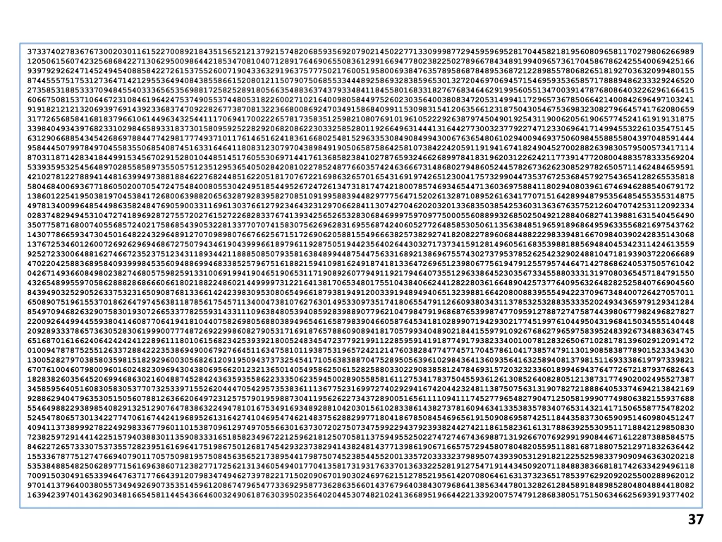 37337402783676730020301161522700892184351565212137