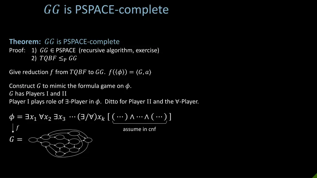 is pspace complete