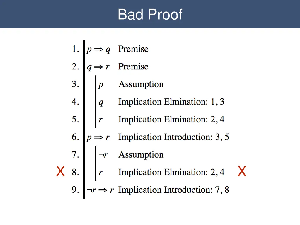 bad proof