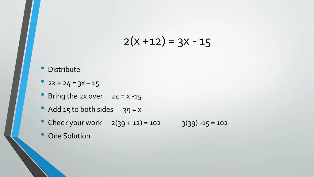 2 x 12 3x 15 2