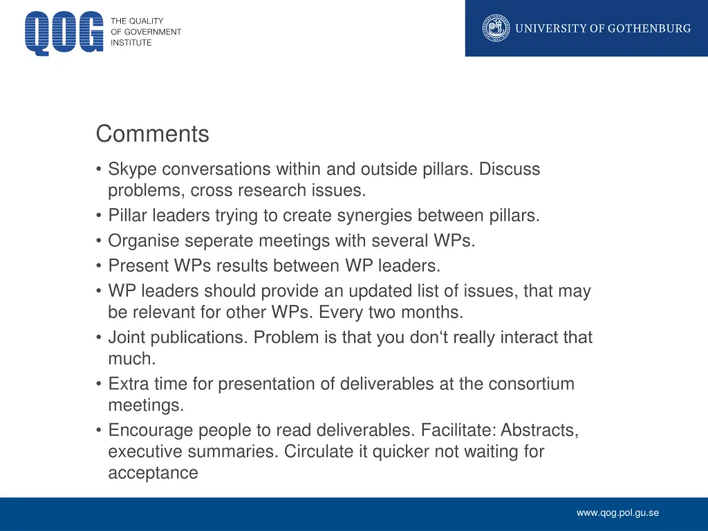 comments