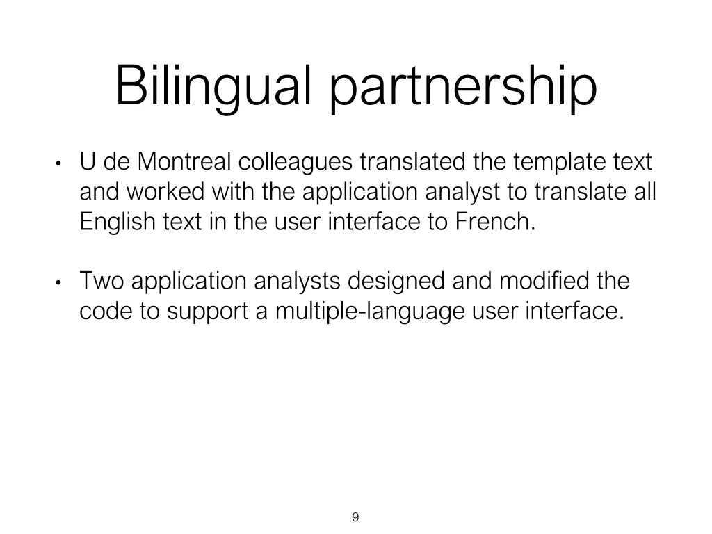 bilingual partnership