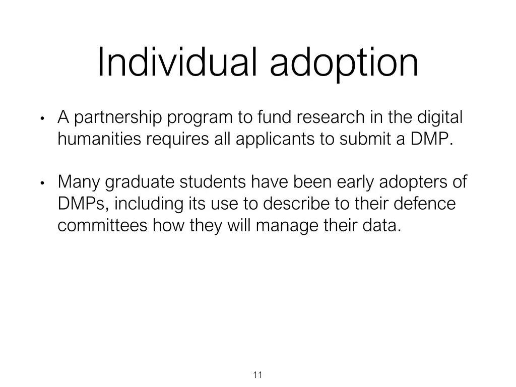individual adoption