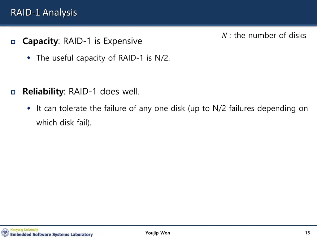 raid 1 analysis