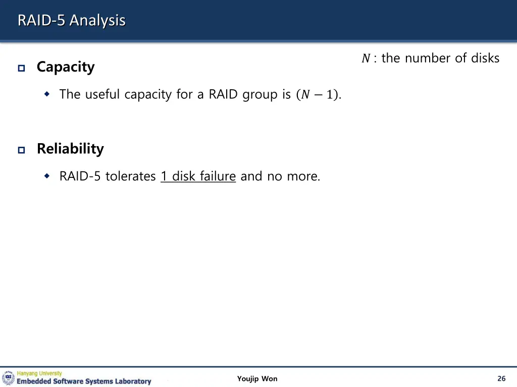 raid 5 analysis