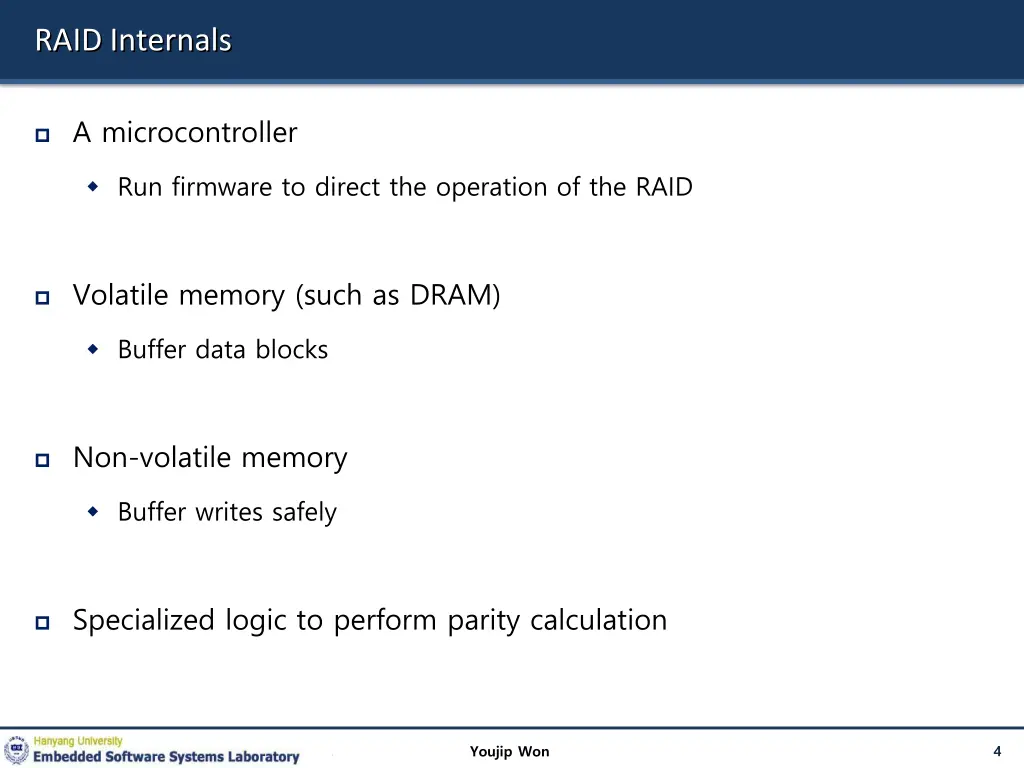 raid internals