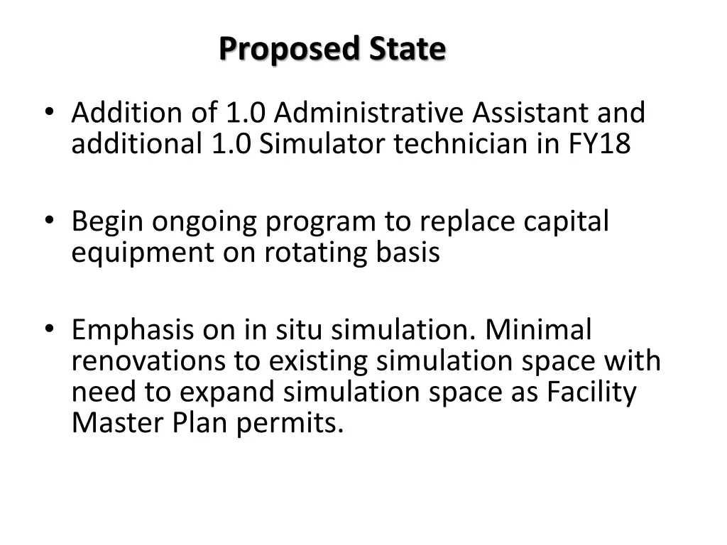 proposed state