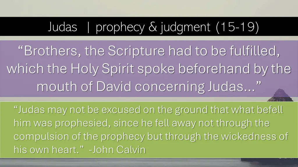 judas prophecy judgment 15 19