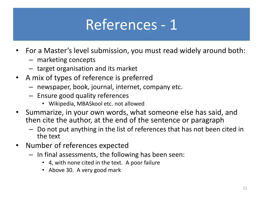 references 1