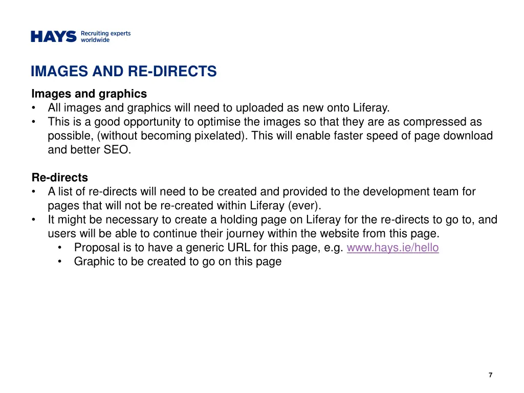 images and re directs